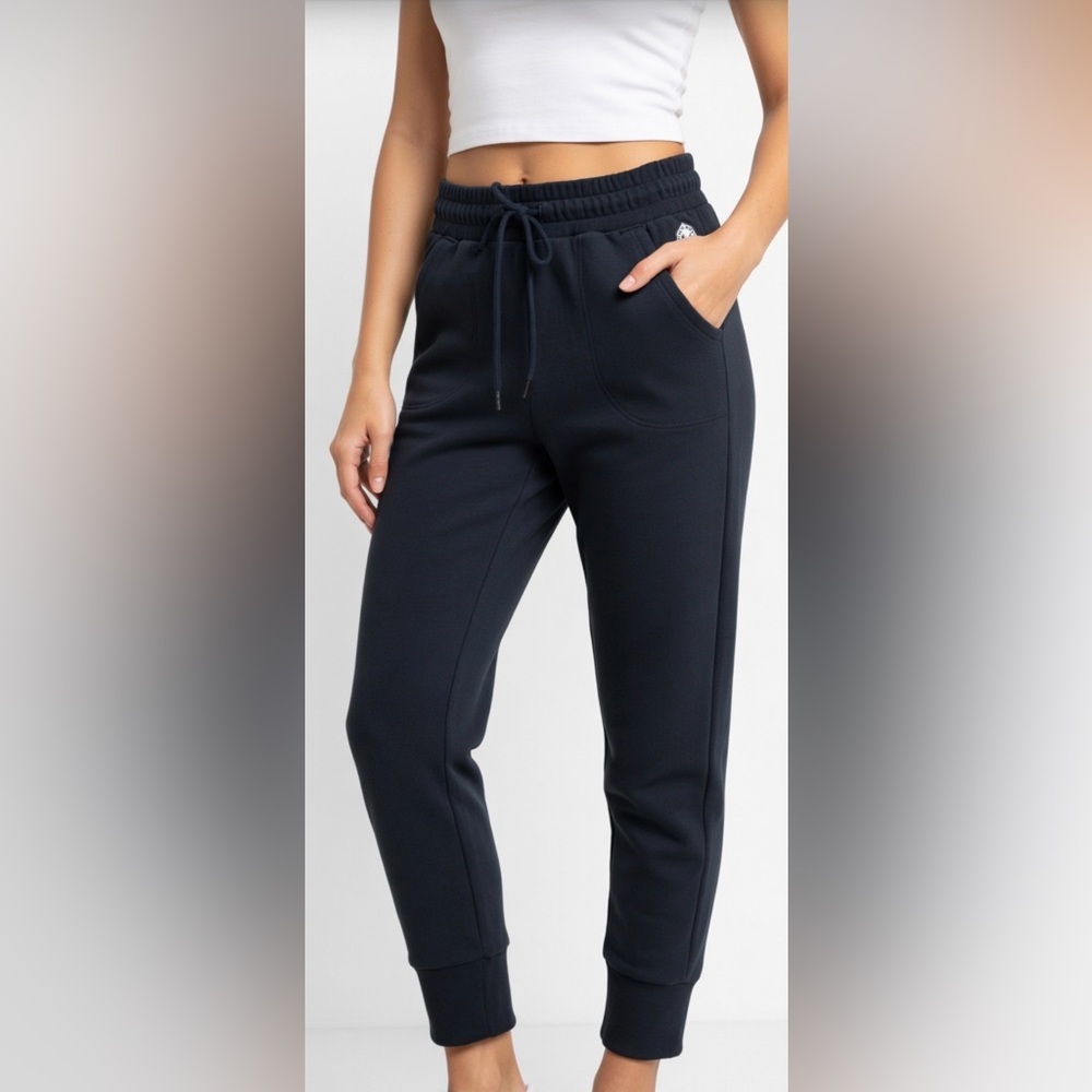 Free People Movement Black Slim Track Joggers